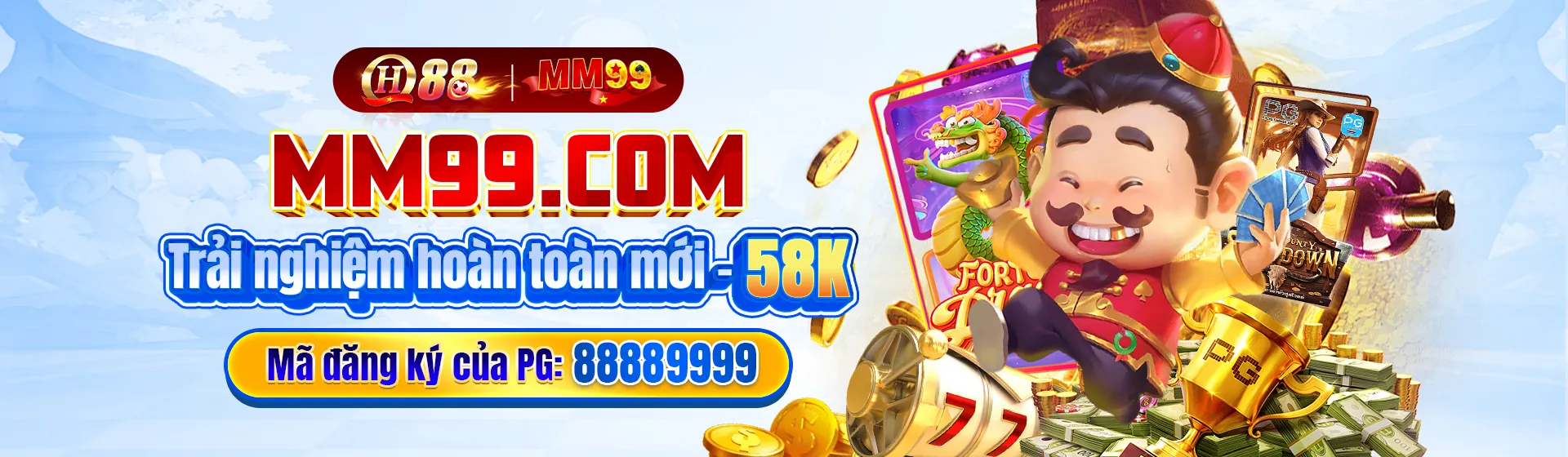 Banner game nổ hũ với biểu tượng jackpot lớn tại Kèo Nhà Cái